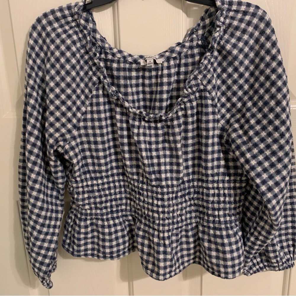 Gingham style top